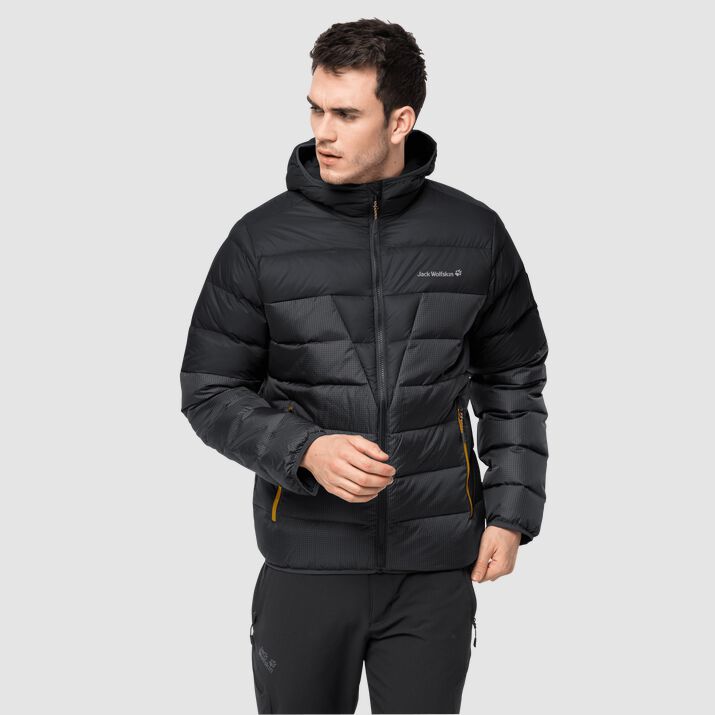 Chamarra Pluma Jack Wolfskin Dna Tundra Hombre Negros Mexico-1136524